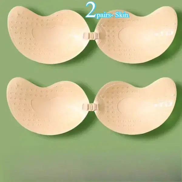 Invisible Push Up Adhesive Bra Silicone Seamless Front Closure Support