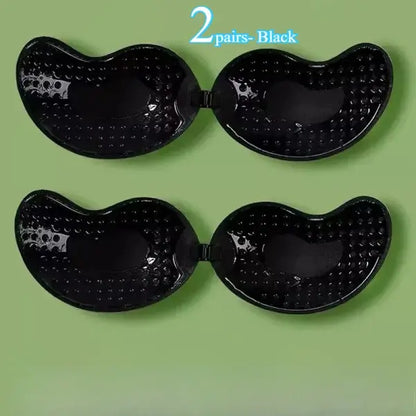 Invisible Push Up Adhesive Bra Silicone Seamless Front Closure Support