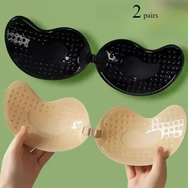 Invisible Push Up Adhesive Bra Silicone Seamless Front Closure Support