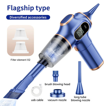 ABS Wireless Car Vacuum Cleaner Handheld HEPA Dust Filter